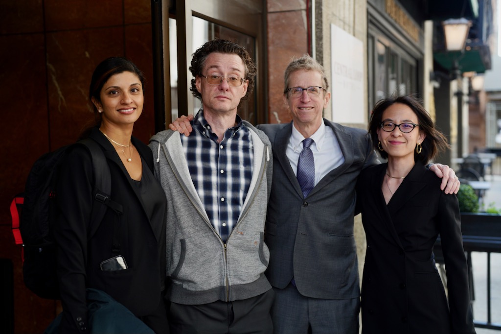 Photo of the Adam Gray trial team.