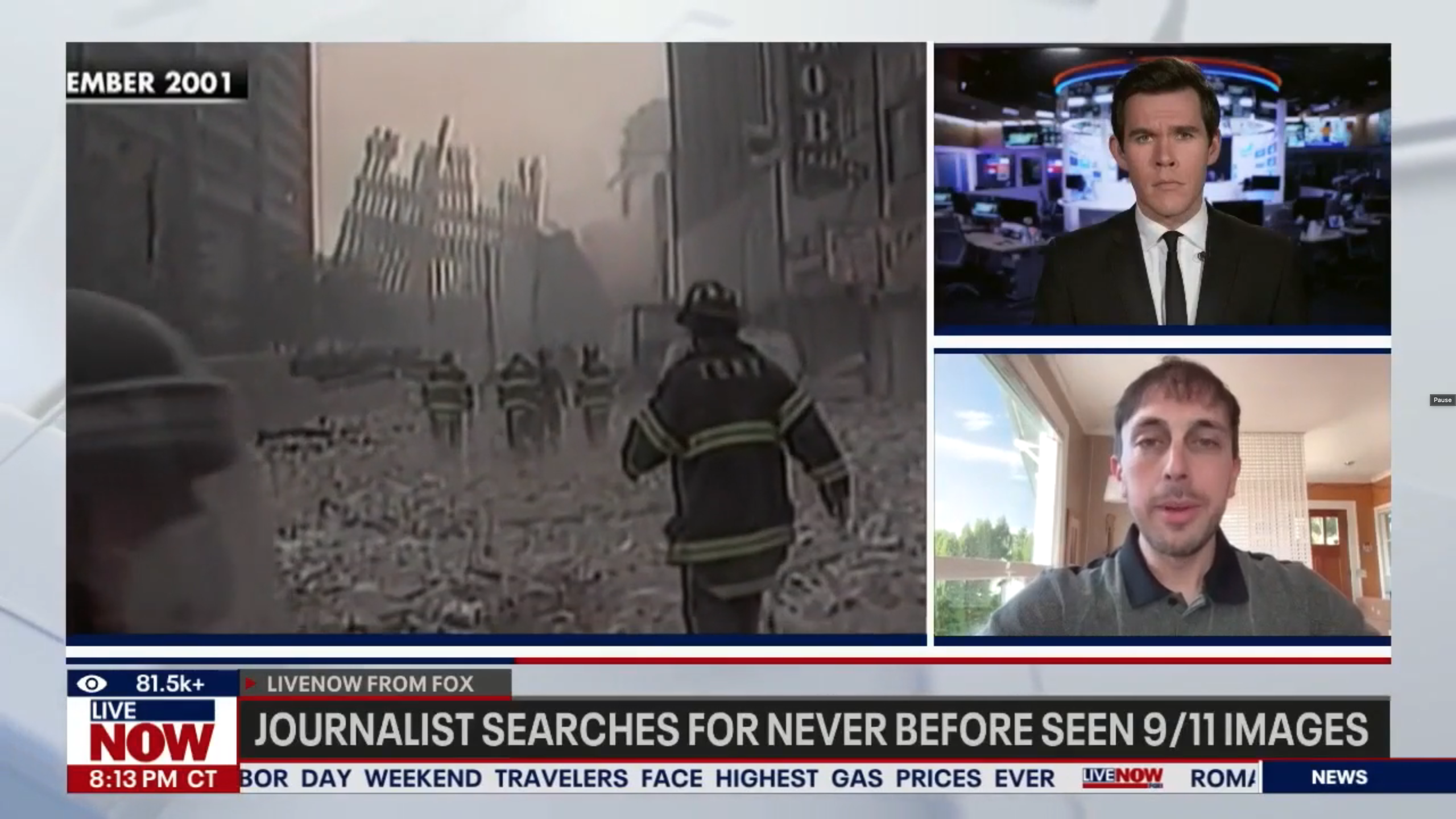 FOX LIVE: Loevy Clienty Journalist Jonathan Walczak sues FBI for never-before-seen 9/11 images